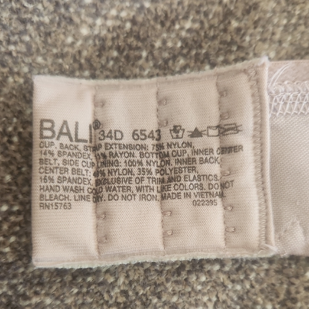 Bali Lace Underwire Bra - Cream - Picture 2 of 5